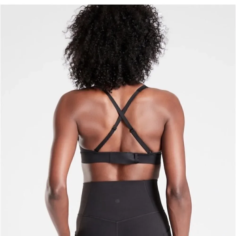 NWOT ATHLETA MEDIUM BLACK ESSENTIAL BRA